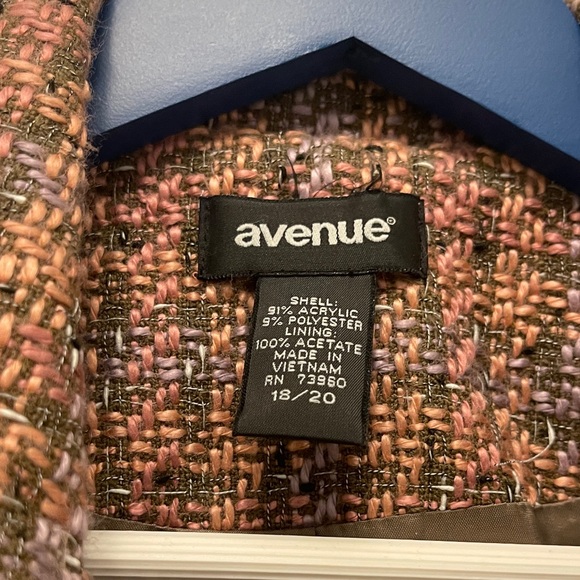 Avenue Multicolor Tweed Blazer - Picture 2 of 6